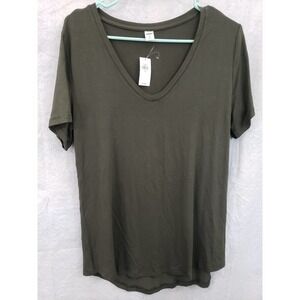 Old Navy Med Luxe Olive green NWT tee. short-sleeves